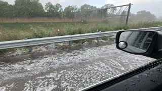 Minnesota weather: Hail in the Twin Cities metro on June 19, 2026