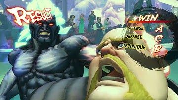 Ultra Street Fighter IV | RUFUS VS ONI | CPU VS CPU   (Hardest AI)