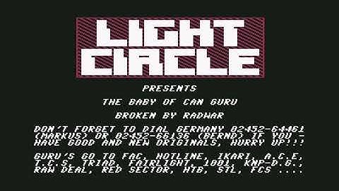 light circle intro 03 ! Commodore 64
