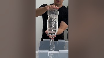 What’s the fastest way to empty a bottle?