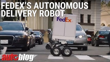 FedEx has an autonomous delivery robot