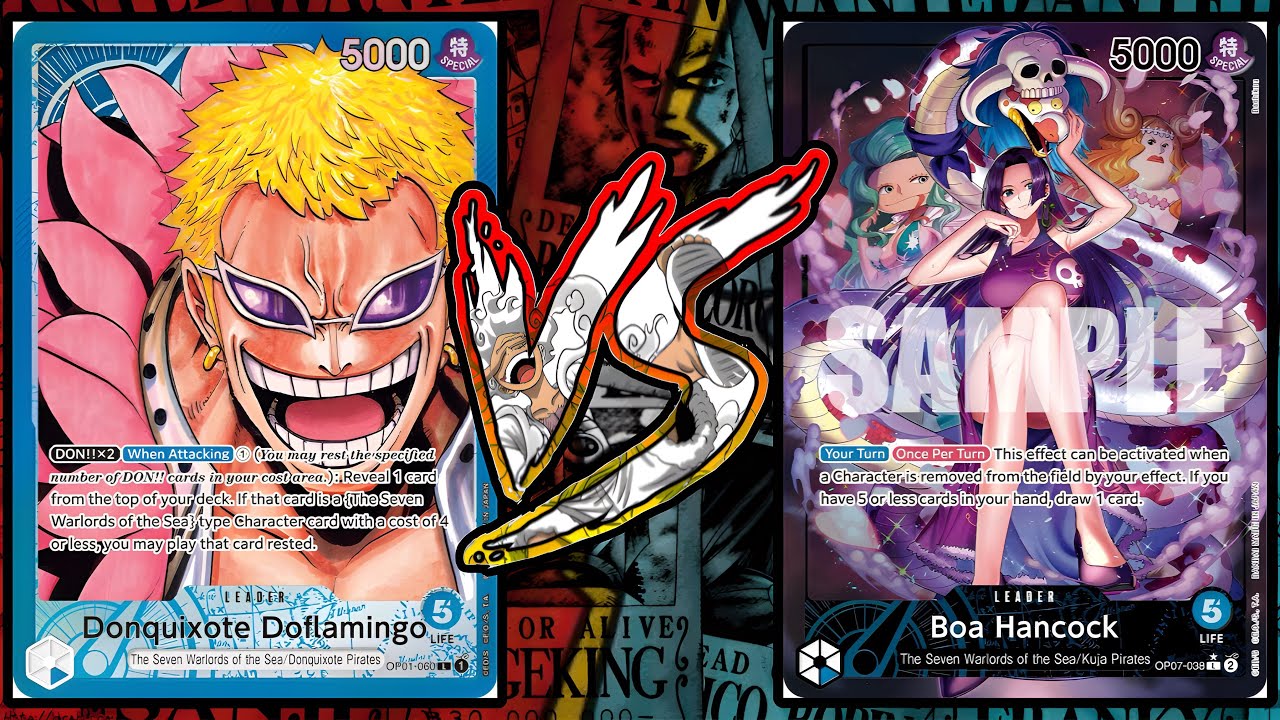Doflamingo VS Boa Hancock | One Piece TCG | OP09 Tournament Gameplay