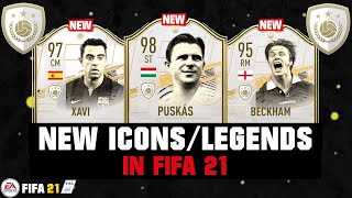 FIFA 21 | NEW ICONS IN FIFA 21! 😳🔥 ft. Puskas, Xavi, Beckham... etc