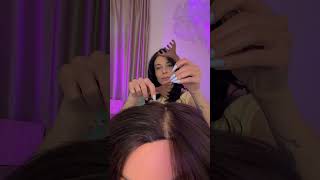 ASMR Let Me Brush Your Hair… 🤍 Full Spa Video Tomorrow  #asmr #relax