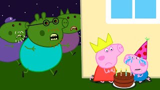 Zombie Apocalypse, Zombies Appear At The Birthday Party‍♀ | Peppa Pig Funny Animation