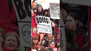 Students rally at the legislature, walk out of class to support teachers