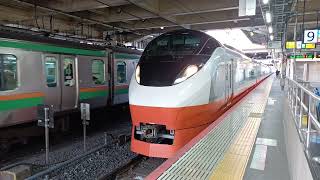 （友人提供）特急E653系リバイバルカラーオレンジ日立IGBTvvv-fインバーター上野駅発車