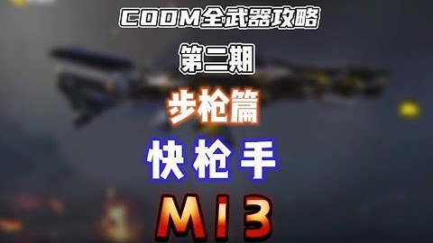 【使命召唤手游】CODM全武器攻略——M13 #CODM梁山伯