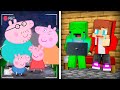 JJ And Mikey Got Peppa Pig Exe Family On A Hidden Camera Mummy Pig Daddy Pig Minecraft Maizen