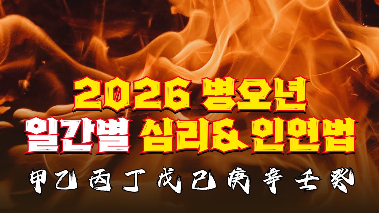 2026 병오년 일간별 심리 인연법(설명란에 타임라인)