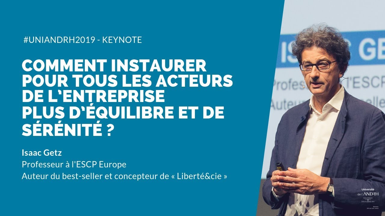 #UniANDRH2019 : Keynote d'Isaac Getz - YouTube