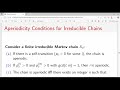 Irrudscibility || Periodic || Aperiodic || Recurrent || Transient Markovs Chain