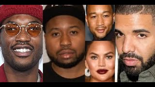 Meek Mill Celebrates Akademiks Suspension, Akademiks Apology to Chrissy Teigan and John Legend