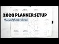 2020 Bullet Journal Set Up | Minimalist Geometric Endangered Animals 🐋