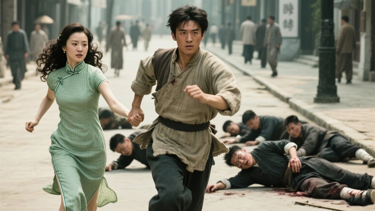 movie！日本人當街侮辱司令千金，少俠震怒出手，全場跪了！