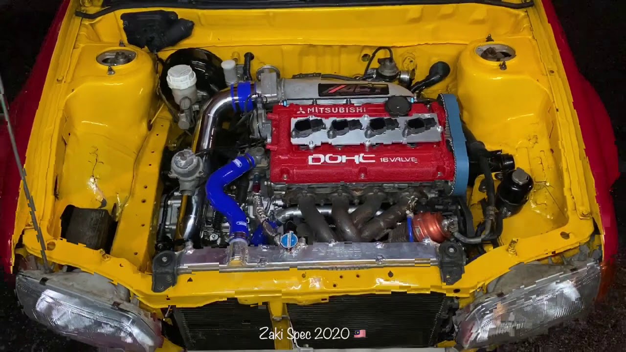 Satria 4G63 Evo special delivery to Shah Alam 😎