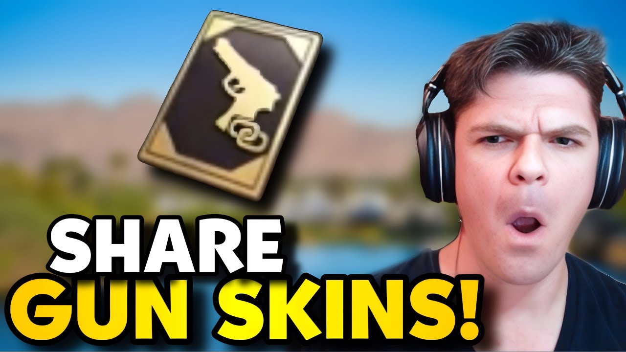 SHARE GUN SKINS IN 3.7 UPDATE!! PUBG MOBILE