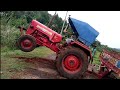 tractor stuck|Mahindra 475 di trolley pulling power|Mahindra tractor stunt|tractor videos
