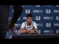 Aubin Gateretse Post-Game Press Conference: USU vs Nevada (1/22/25)