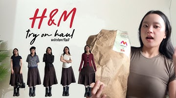 H&M Try-On Haul || Black friday sale on-going🛒 || Winter Picks