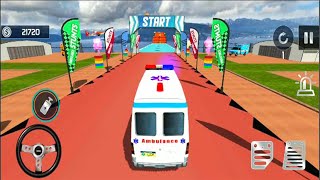 Ambulance Stunts Driving : Mega Ramp GT Racing - Android GamePlay #6 screenshot 5