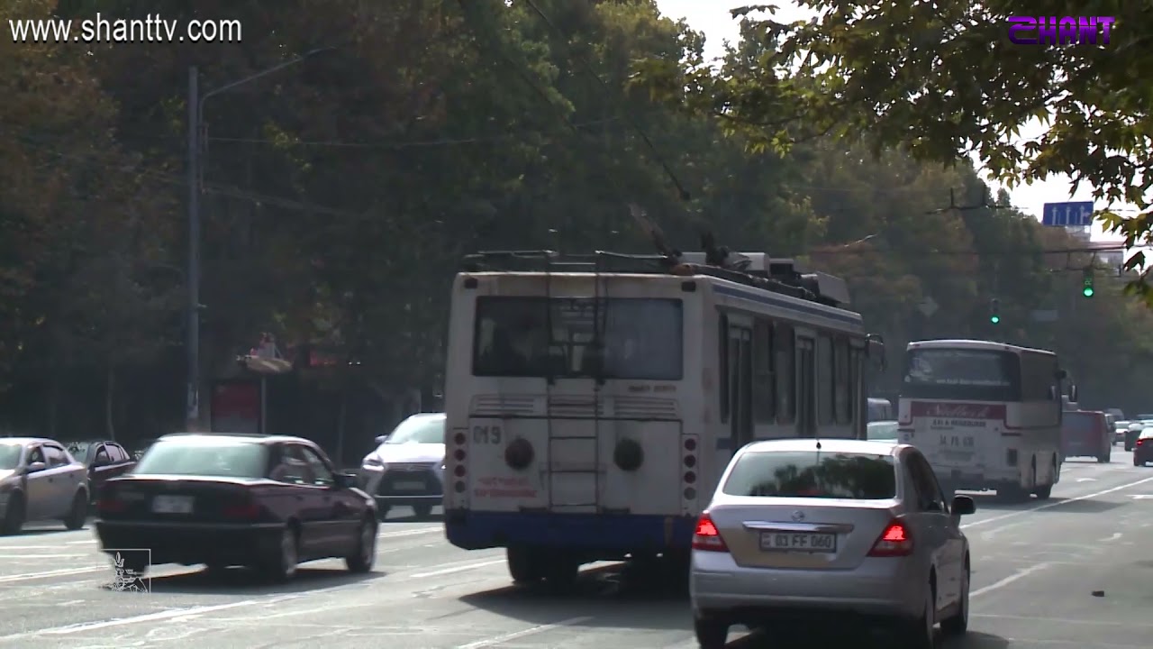 Առավոտը Շանթում-Երևանյան տրոլեյբուս