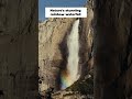 Epic Waterfall Rainbow: Nature's Masterpiece Unveiled! #shorts