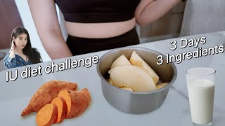 My 3-Day IU Diet Journey🍎🍠🥛
