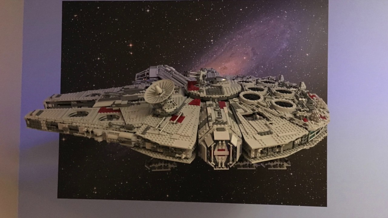 millennium falcon wall mount