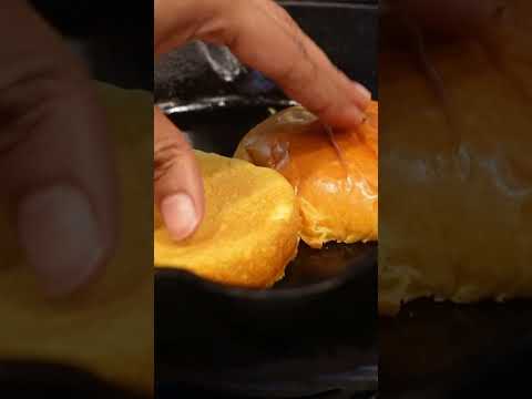 Easy Cream bun heavy cream+ milk powder+ vanilla + sugar #cream #sweet