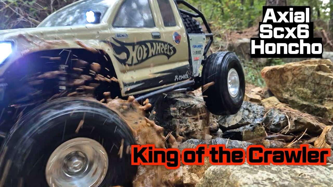 1/6 Scale RC Car Axial Scx6 Honcho 4WD Crawler 인천 계양산 트라이얼 RC카 산행 - YouTube