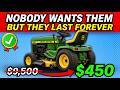 The Only 5 Dirt-Cheap Riding Mowers Nobody Wants To Buy (But They'll Last Forever)