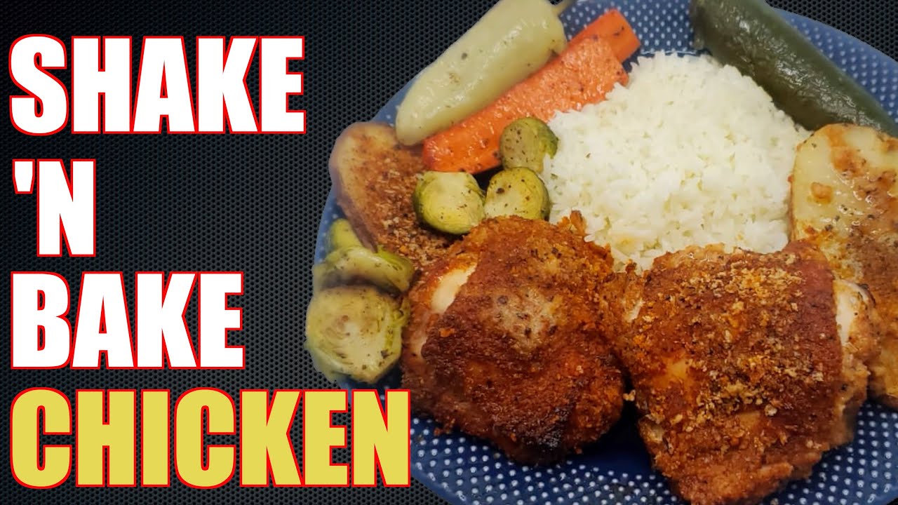 DELICIOUS SHAKE 'N BAKE CHICKEN | THE GARLIC & BUTTER ...