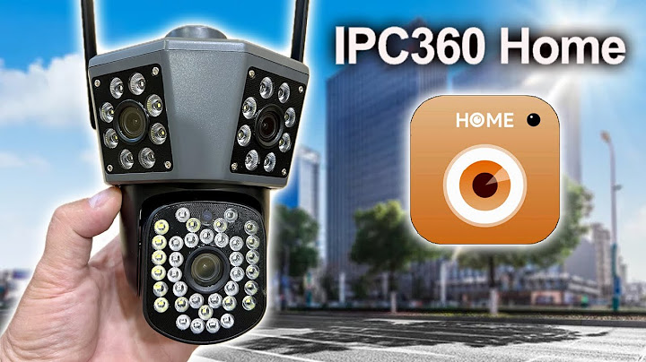 ТРИ В ОДНОЙ камера видеонаблюдения IPC360 HOME
