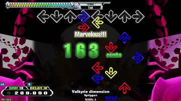 【LV18】DDR / Valkyrie dimension - EXPERT DOUBLE with handclap