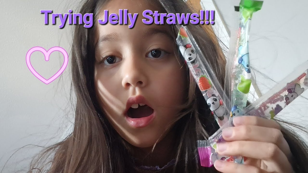 trying these delicous Jelly Straws♡ YouTube
