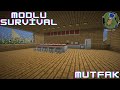 Sezon 3 Modlu Survival Bölüm #6 (MUTFAK YAPTIM) #minecraft 