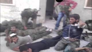 Syria Aleppo video of prisoners of al Assad 28 07 2013 Syria Aleppo video of prisoners of al Assad 28 07 2013