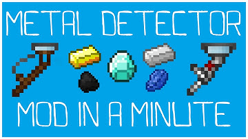 Mod in a Minute: Metal Detector (Minecraft)