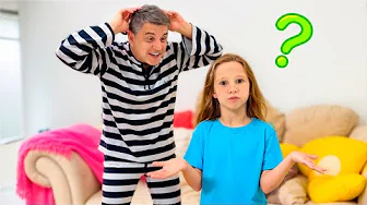 ¡Sorpresa en casa! Nastya conoce a un prisionero divertido thumbnail