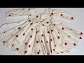 2-3 years baby umbrella gown cutting and stitching