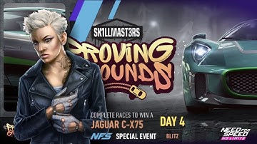 Jaguar C-X75 | Day 4  BLITZ | NFS No Limits  Proving Grounds