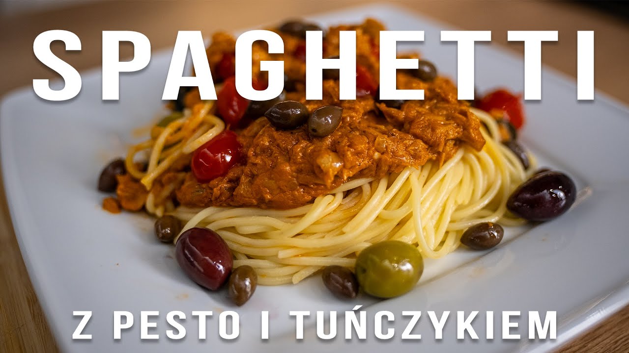 Włoski fast food w mojej wersji: MAKARON Z PESTO I TUŃCZYKIEM