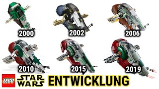 Die Entwicklung der Slave One (2000-2019)! | LEGO Star Wars Set Vergleich! | Boba & Jango Fett