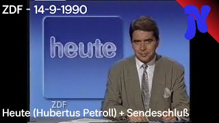 ZDF - Heute und Sendeschluss (14-9-1990)