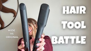 Wide vs Original Straightener – Which One Curls Hair Better