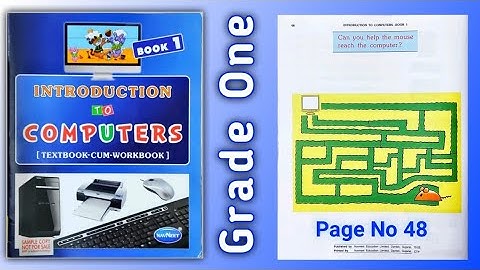 Exercise STD 1st • Help the mouse to compute • NavNeet • Introduction to computer • @Smart_Learners_Hub