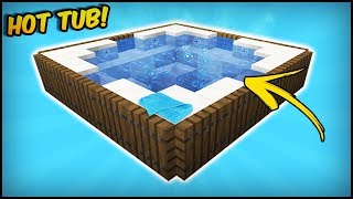 Minecraft - How To Make A Working Hot Tub