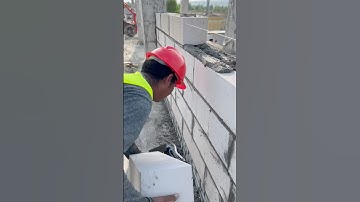 How To Install AAC Block by Skilled Workers #shorts #aacblocks
