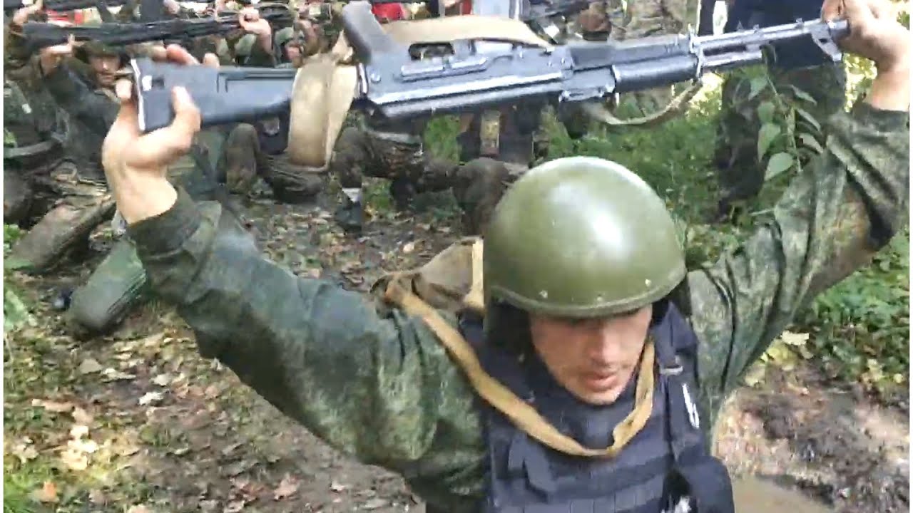 Испытания российского спецназа на право ношения Крапового берета